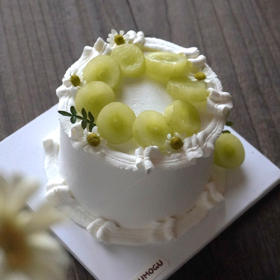 秋脆綠葡萄蛋糕