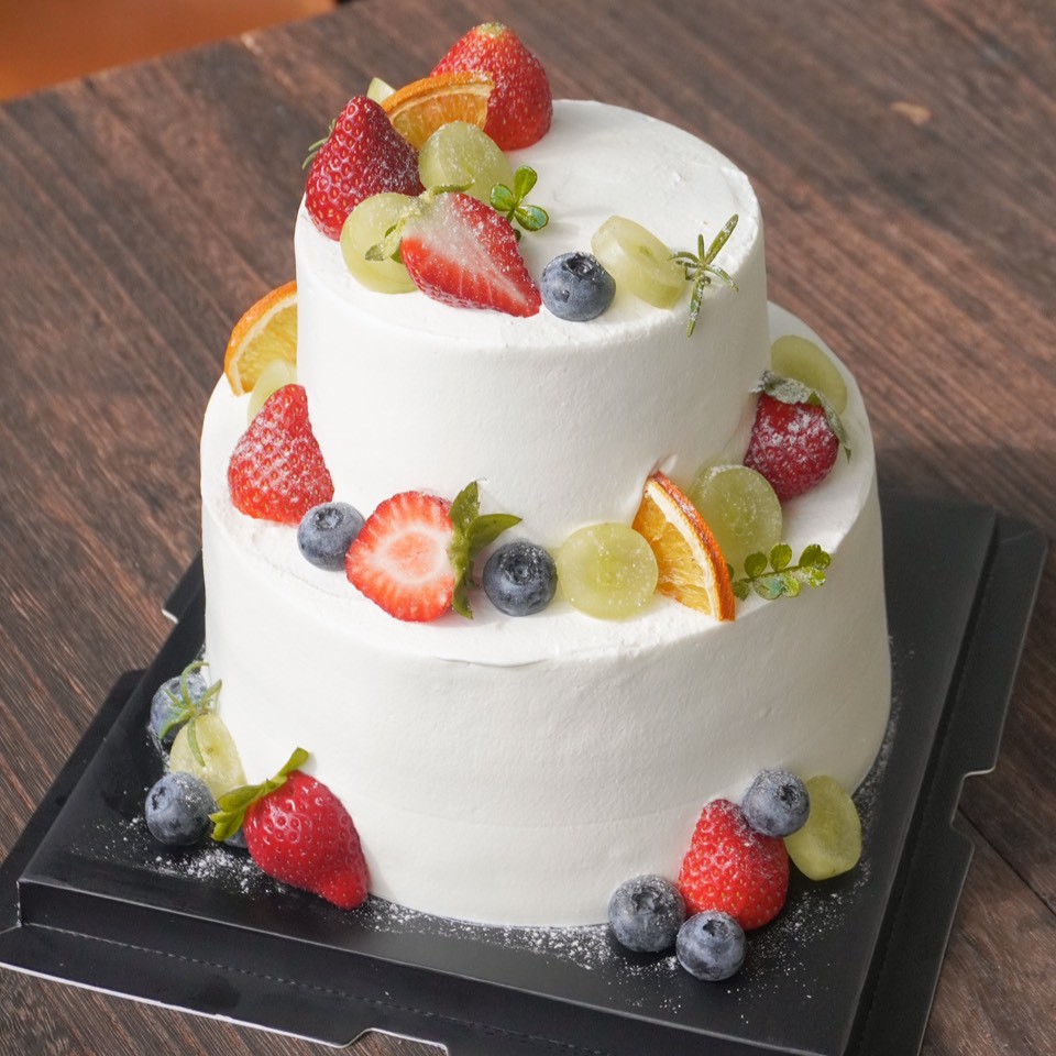 綜合水果雙層蛋糕